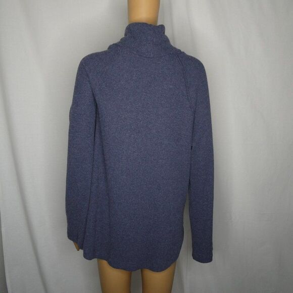 Michael Stars Ribbed Knit Raglan Turtleneck Top Md - Picture 10 of 10